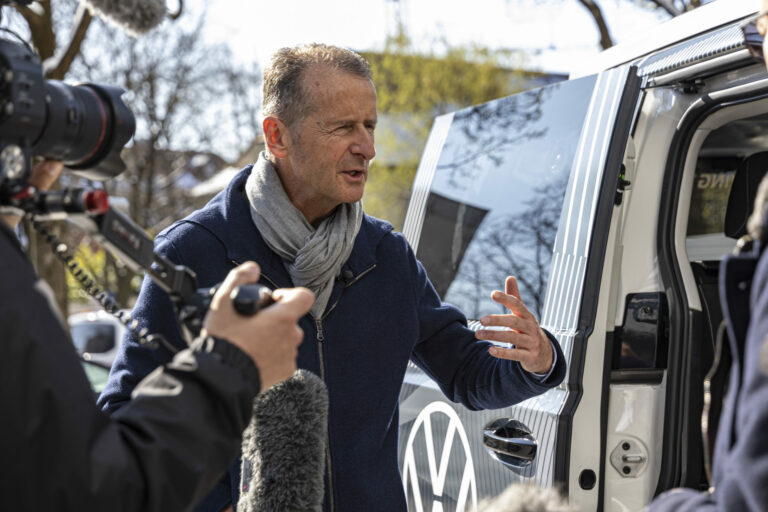 Volkswagen CEO Takes First Ride In Argo AI-Powered ID. Buzz Autonomous Vehicle